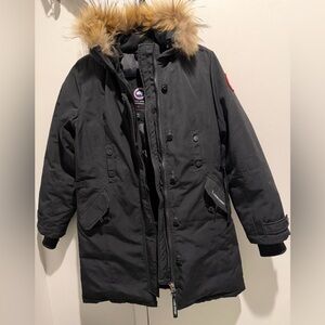 Canada goose parka fur trim